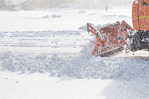 Snow Plow Plowing Snow